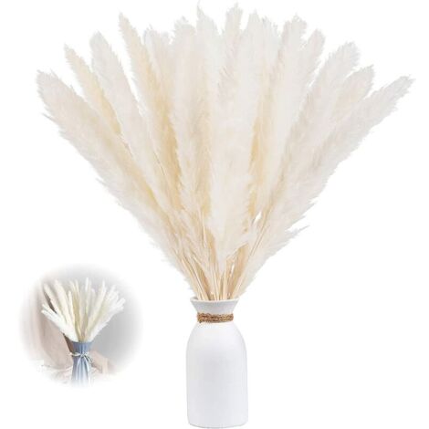 AlwaysH Pack of 30 Dried Pampas Grass 60cm Artificial Dried Flower ...