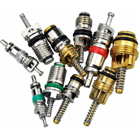 BOMLING 102 Pc A/C Valve Core Kit With Remover Tools - For R12 R134a Refrigerant & Tire Valves, Fits Most Cars