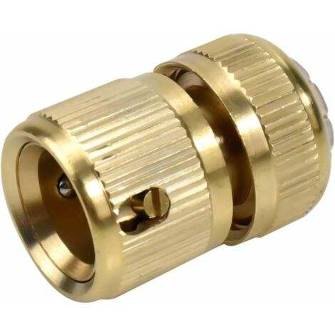 Regency Brass Thread Adapter with 3/8 Male NPT and 3/4 Female GHT  Connections for Hose Reels