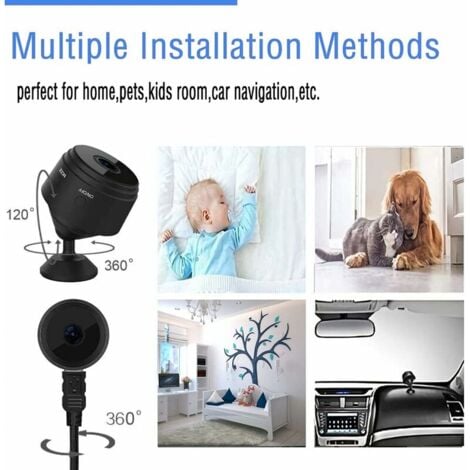 Mini fashion wireless surveillance cameras