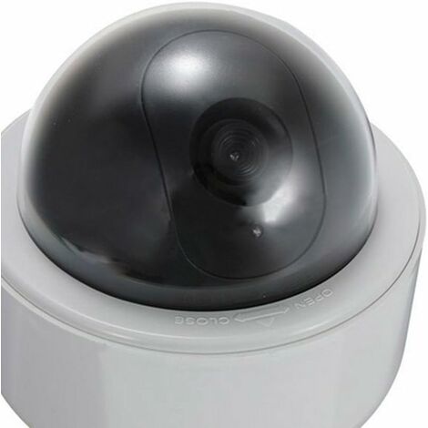 JYtrend Outdoor Dummy Fake Security Camera with Led Blinking Light