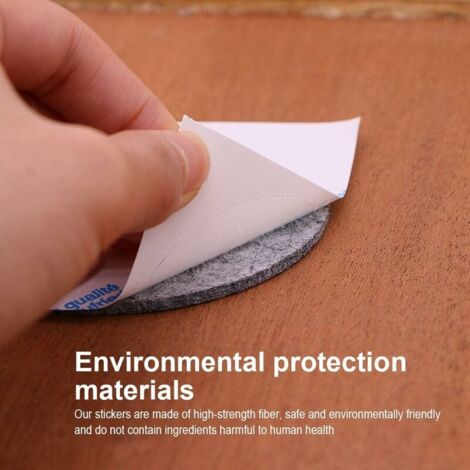 AlwaysH Self-adhesive Felt for Furniture, 5 Rolls Adhesive Felt (100 2cm) Free to Cut Any Size or Shape Non-Slip Felt Pad for Table Chair Couch Leg Protection, Gray