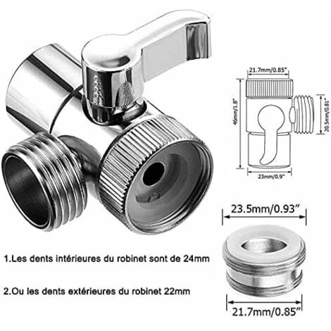 Shower Head Set For Sink, Bathroom Hand Shower, Telescopic Hose, Perfect  For Washing Hair Or Cleaning The Sink (faucet Not Included) (silver)