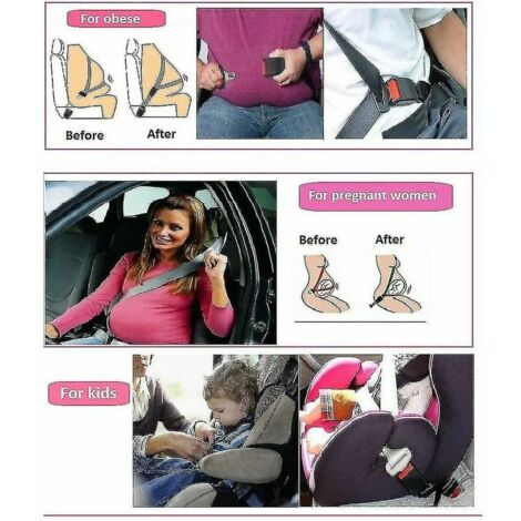 AlwaysH Seat belt extender, car seat belt extender, seat belt buckle () 20CM