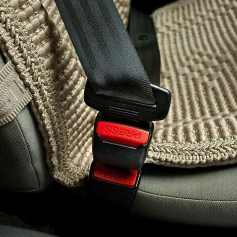 2pcs carbon look car seat belt stoper belt lock belt holder
