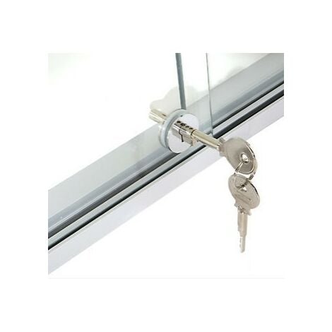 AlwaysH Glass door lock. Sliding door lock. Round glass lock.