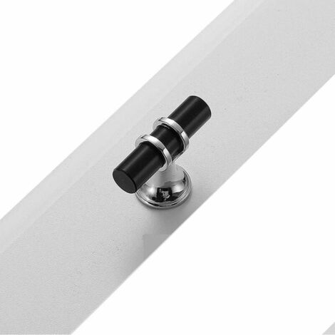 AlwaysH 10 Pcs Zinc Alloy Furniture Handle Modern Style Drawer Handle with Screws - Single Hole