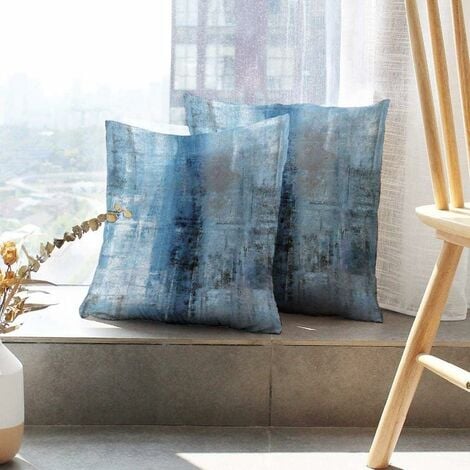 Blue pillows fashion for sofa