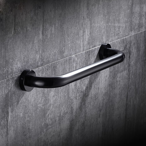 Matte Black Bathroom Grab Bar - 304 Stainless Steel Safety Handle For Toilet, Shower, Bathtub - View #4