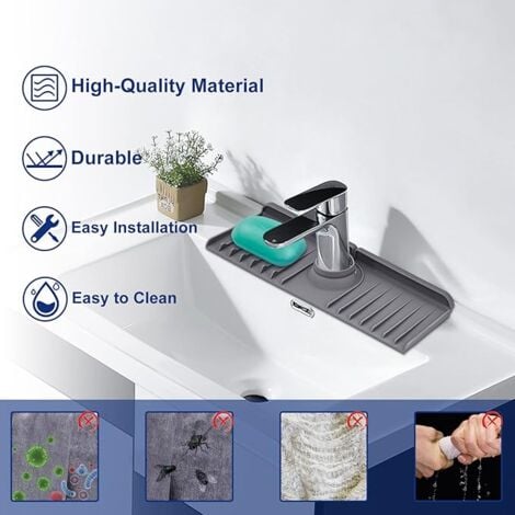 AlwaysHGray Kitchen Sink Silicone Faucet Pad
