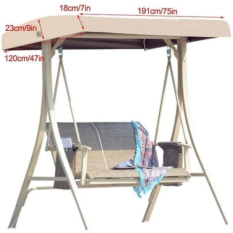 AlwaysHReplacement Canopy for Hammock Cover Top Garden Swing Seat
