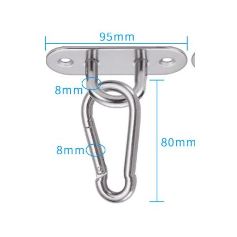 AlwaysH Ceiling Hook, 220KG Capacity Heavy Duty Ceiling Wall Mount
