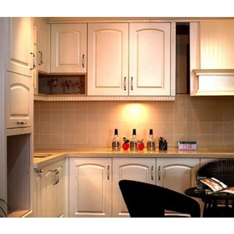 AlwaysH 6x Kitchen Cabinet Door Handles, Furniture Door Stick Handle, Cabinet Door Bar with Screws Hole Distance 96mm