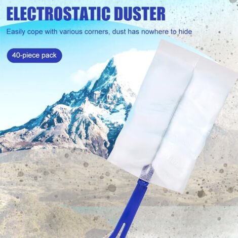 AlwaysH 40 pieces Duster Refills, Duster Refill, with 1 Duster Handle, Duster Refill, Duster Refill, Duster Refill Kit, Duster Refills