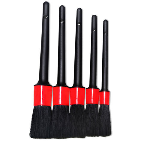 AlwaysH 5 Pcs Car Cleaning Brush, Auto Car Cleaning Brush Car Detail Brush for Cleaning Car Wheels