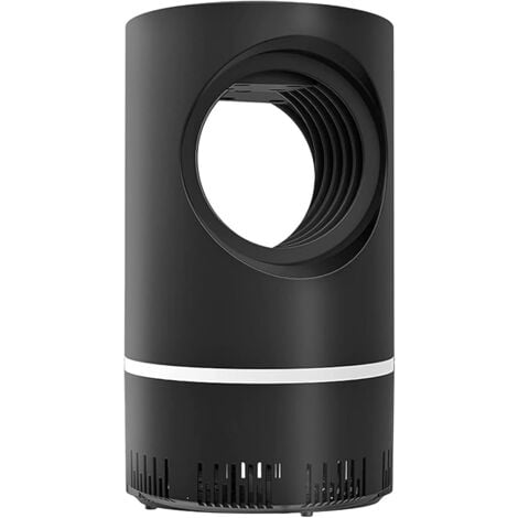 AlwaysH Premium Mosquito Killer Mosquito and Flies Killer Suction Fan No Mosquito Killer Child Safe Waterproof Silent Vacuum Trap for Indoor Outdoor Black