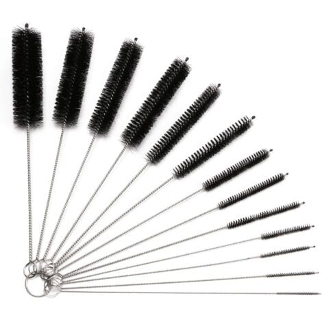 AlwaysH Tube Cleaning Brush 13pcs Kit, Tube Cleaning Brush for Glass Bottle Baby Bottle Kettle Keyboard, Pipe Cleaning Brushes