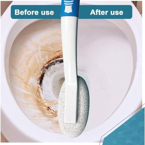 AlwaysH Pumice Stone Toilet Brush - Pumice Stone Cleaning Brush - Cleaning Brush - Toilet Cleaning Brush - 30x5cm for Household Bathroom Pool Sink Kitchen