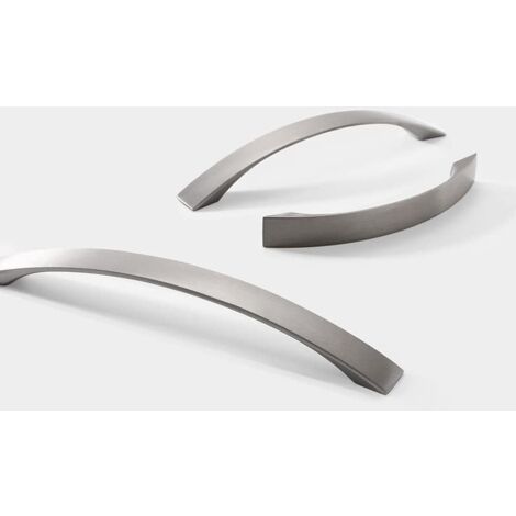 AlwaysH Pack of 10 kitchen cabinet handles - Brushed door handles kitchen handle kitchen handle center distance 128mm