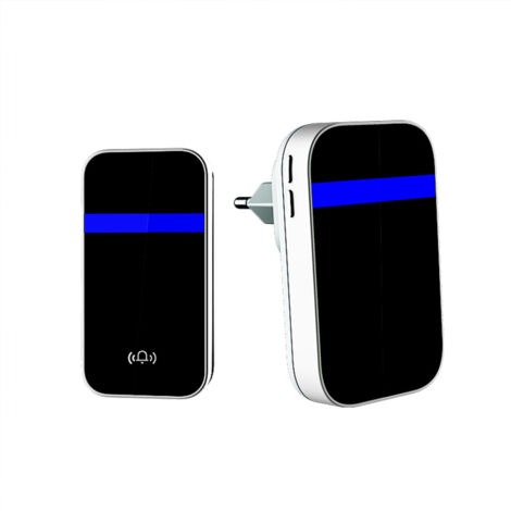AlwaysH Wireless Self-Generating Doorbell, 1 Bell Receiver with 1 ...
