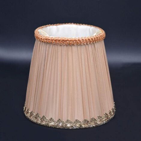 AlwaysH European Style Candle Crystal Chandelier Wall Lamp Shade, Bedroom Bedside Lamp Shade