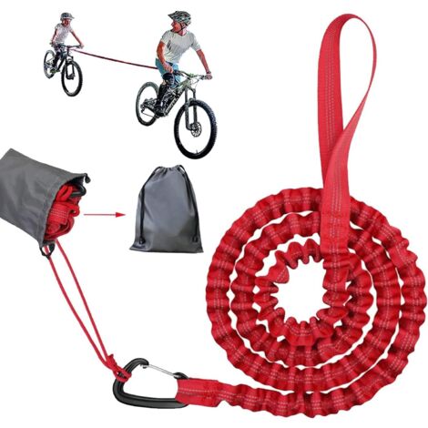 AlwaysH 3M Bike Tow Rope for Kids with Safety Hook for Children or ...
