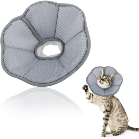 AlwaysH Cat Collar, Adjustable Anti-Scratch Cat Collar, Anti-Scratch Kitten Collar, Soft Cat Collar, Fabric Cat Collar, Anti-Licking Wound, Suitable for Kittens, Puppies