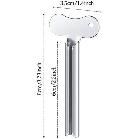 AlwaysH 3pcs Toothpaste Tube Squeezer, Tube Squeezer, Metal Tube Squeezer, Very Practical, for Hand Cream, Toothpaste, Pigments and Mustard Tubular Goods