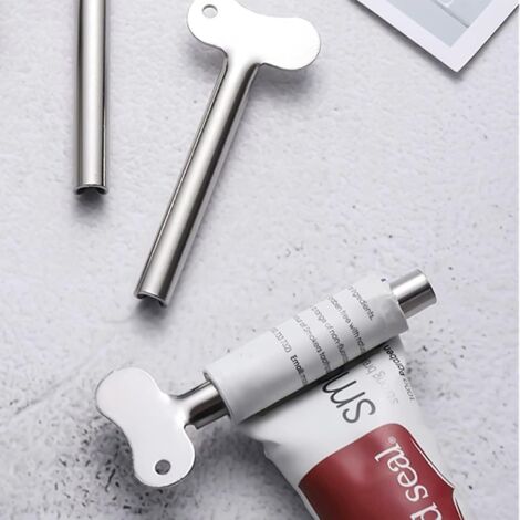 AlwaysH 3pcs Toothpaste Tube Squeezer, Tube Squeezer, Metal Tube Squeezer, Very Practical, for Hand Cream, Toothpaste, Pigments and Mustard Tubular Goods