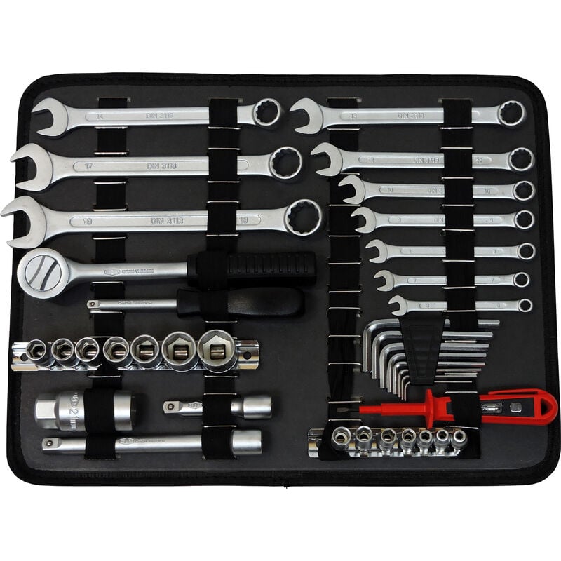 Werkzeugkoffer Steckschlüssel mit FAMEX 164-tlg. bestückt 745-48 Werkzeug Set -