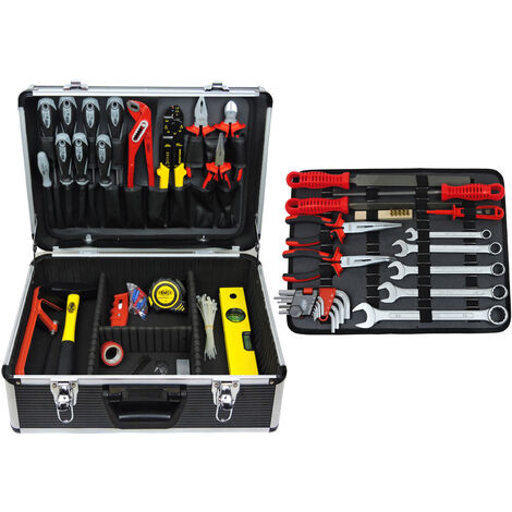 FAMEX 723-47 Mechaniker Werkzeugkoffer bestückt, 215-teilig | Werkzeug-Sets