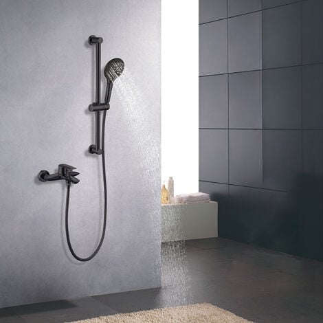 GROHE Ensemble de douche avec douchette à main, flexible 175cm et barre  chrome - 27322000 