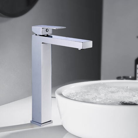 Essebagno 9000857 Cilindro push robinet lave mains chrome eau froide :  : Bricolage