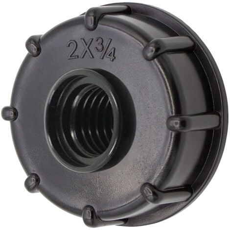 Raccord S60X6 Adaptateur de Réservoir IBC Connecteur- Accessoires Bouchon Conteneur  3/4"