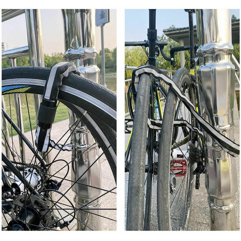 Fahrradfelgen-Scheibenbremsschloss Tragbares Stahlkabel Anti