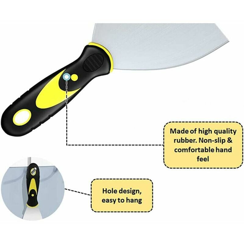 Schaber, Spachtelmesser, tragbarer Wandschaber, Schaberwerkzeug, Werkzeug  zum Spachteln von Fenstern, Spachtelmesser