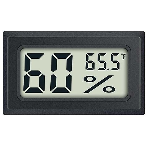 4 Stück Mini-LCD-Thermometer, Innen-Hygrometer, Heim-Termometer, geeignet  für Kinderzimmer, Seniorenzimmer usw