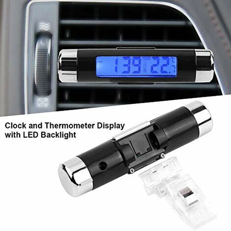 3 in 1 Auto Auto Digital Led Elektronische Uhr Thermometer Voltmeter  Autozubehör Digitale Elektronische Uhr