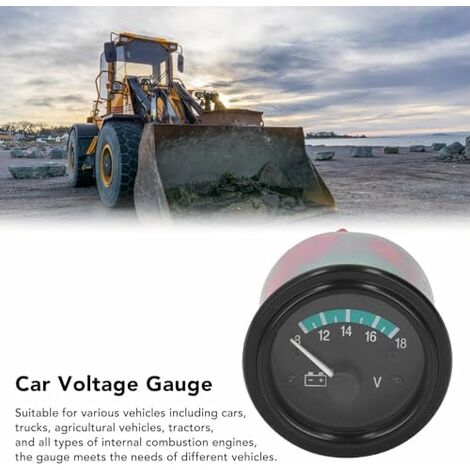 Auto-Voltmeter, universelles wasserdichtes 12-V-Voltmeter, Auto- Spannungsmesser, Auto-Voltmeter-Generator-Zubehör für Fahrzeuge, LKWs
