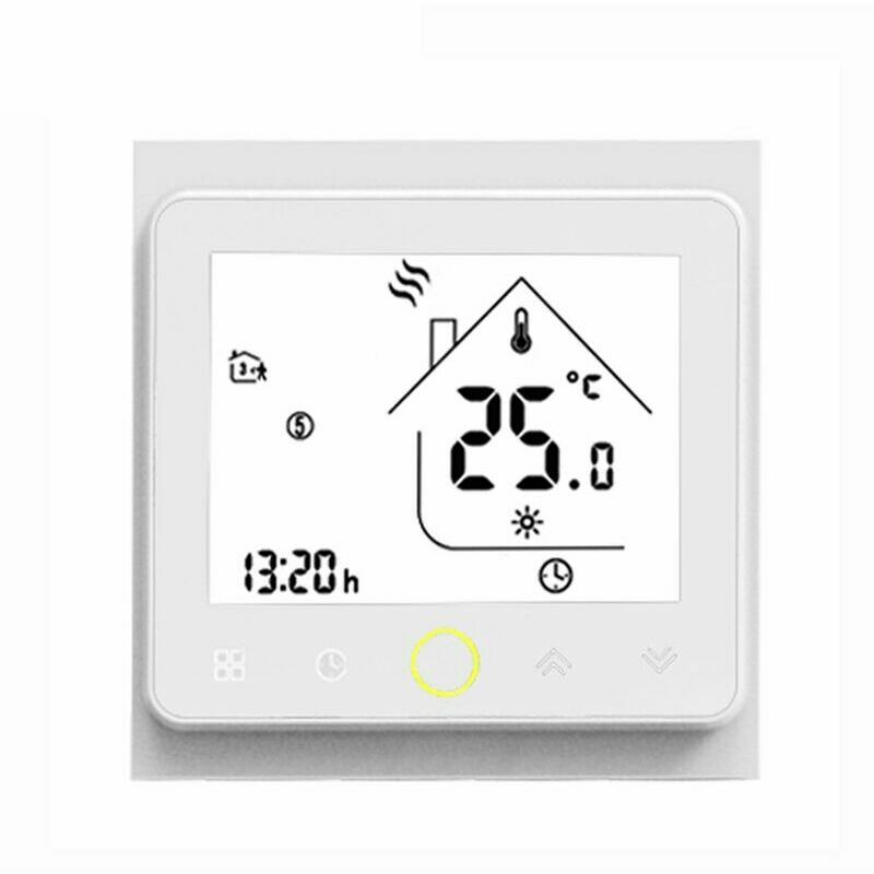 Intelligentes Thermostat Intellight Temperaturregler 5A  Wasser-/Gaskesselthermostate für Zuhause ohne WLAN – Weiß