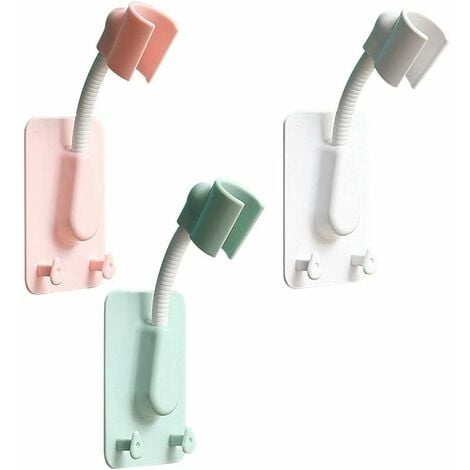 Handbrause Wandhalterung, 3 Stück Universal verstellbare Duschhalterung 360  Grad drehbarer Duschkopfhalter zum Aufhängen tragbarer Duschkopf ohne  Bohren Badezimmerzubehör