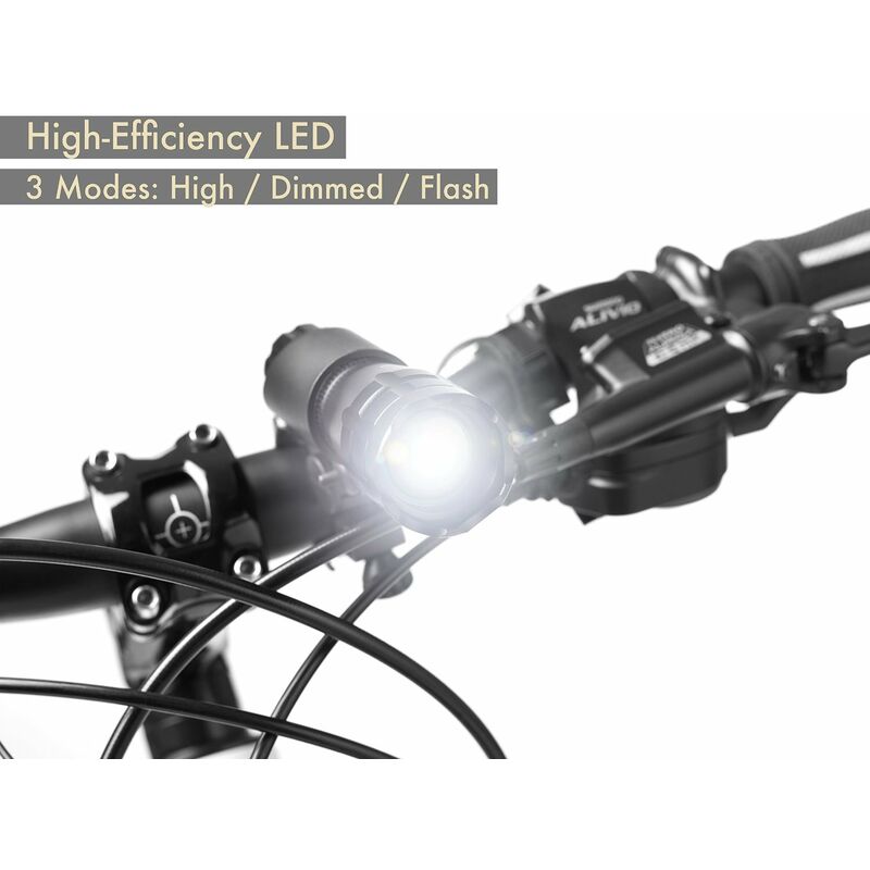 MINKUROW Anti-Rutsch Vielseitige Universal 360 Grad Fahrrad Lenkerhalterung  LED Taschenlampe Clip Klemme Fahrrad Sattelstütze und