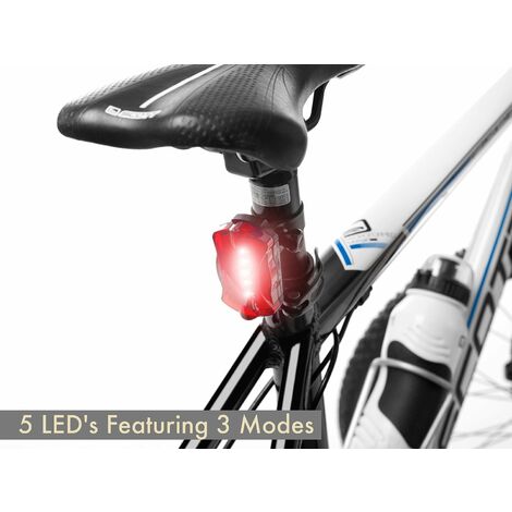 PEARL Fahrradlampe: Akku-Fahrradlicht mit Cree-LED & Lenker-Halter