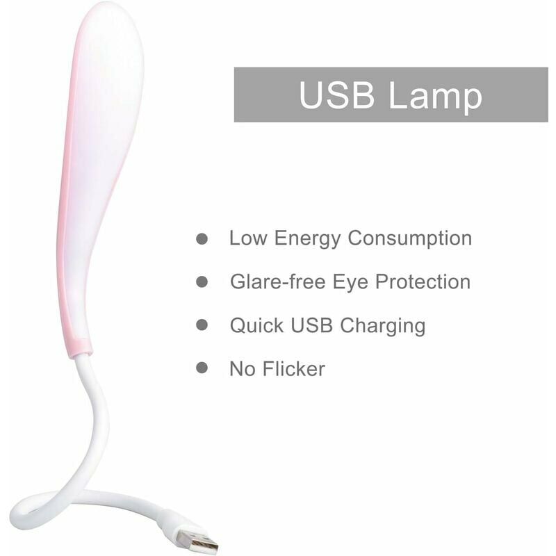 Portable USB Stick Flexible Berührungsschalter Dimmbare LED weißes Licht  Lampe für Laptop-Computer PC