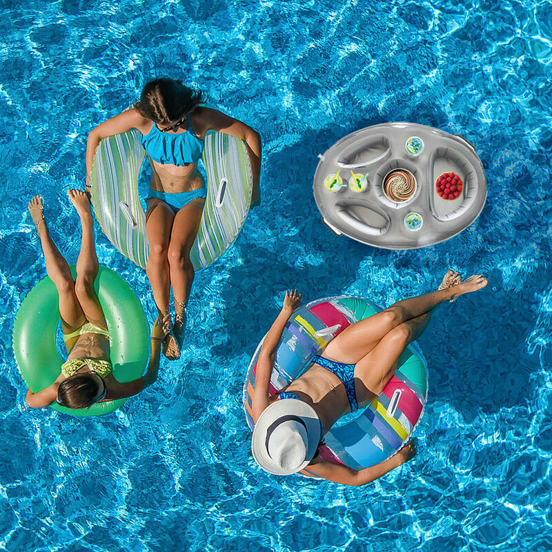 Kaufe Pool Floaties, aufblasbare Getränkeuntersetzer für Schwimmbecken,  aufblasbare Getränkehalter