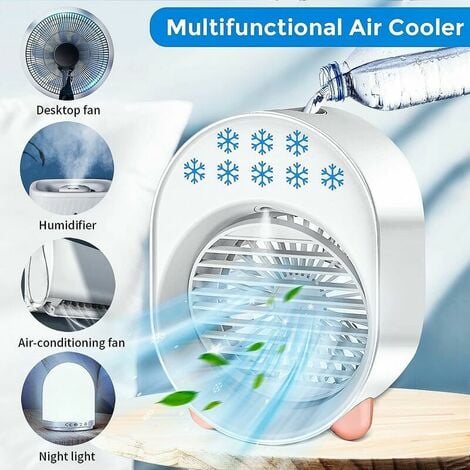 Mini Tragbarer Luftkühler Klimaanlage Luftbefeuchter Luftreiniger Kühler  Ventilator