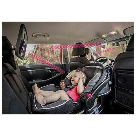 360°Autospiegel Baby Rücksitz - Großer Bruchsicherer