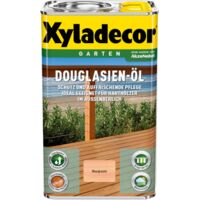 Xyladecor Douglasien-Öl, Geruchsmildes Pflegeöl zum Schutz und Auffrischung von Douglasien-Holz im Außenbereich, 2,5 l