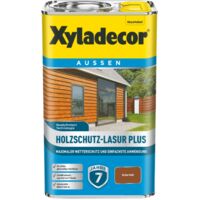 Xyladecor Holzschutz-Lasur Plus, Maximaler Wetterschutz und einfachste Anwendung, Eiche Hell, 2,5 l