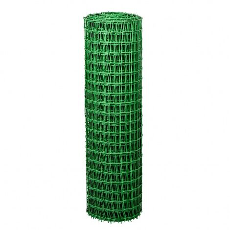 Grillage plastique vert 9x9 mm